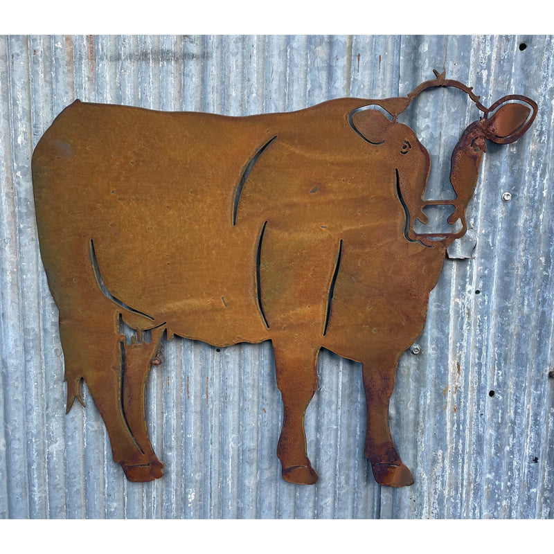 Cow Farm Metal Wall Art-Old n Dazed