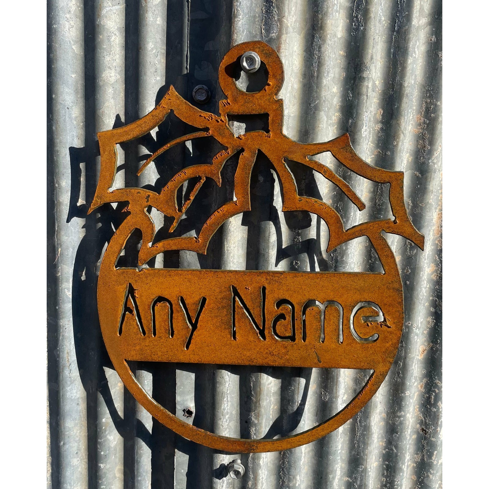 Custom Christmas Bauble Personalised Metal Wall Art-Old n Dazed