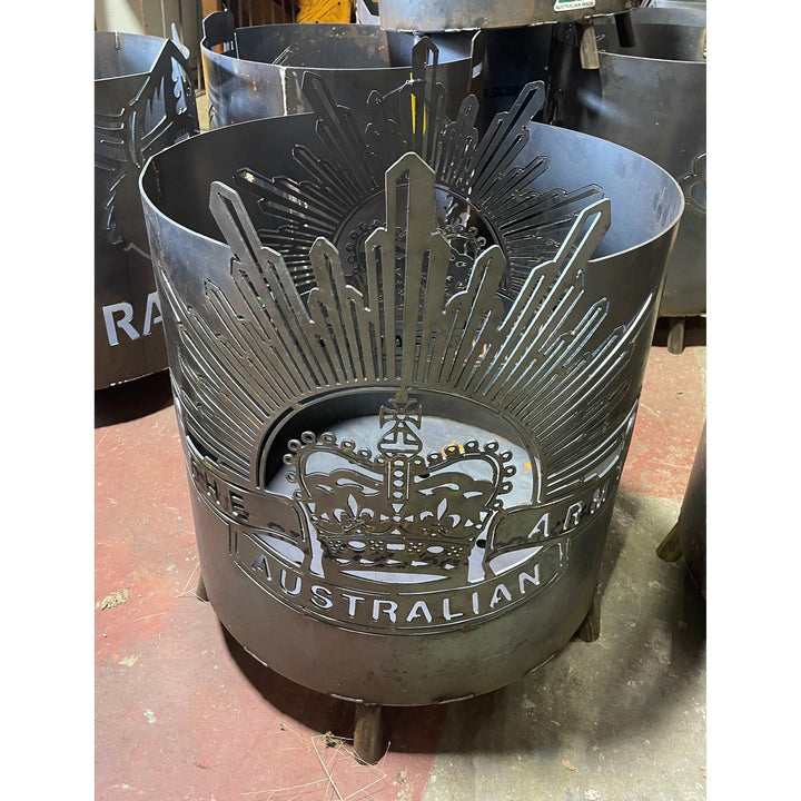 Custom Made Fire Pit. Personalise Your Own Any Logo/Design or Name-Old n Dazed