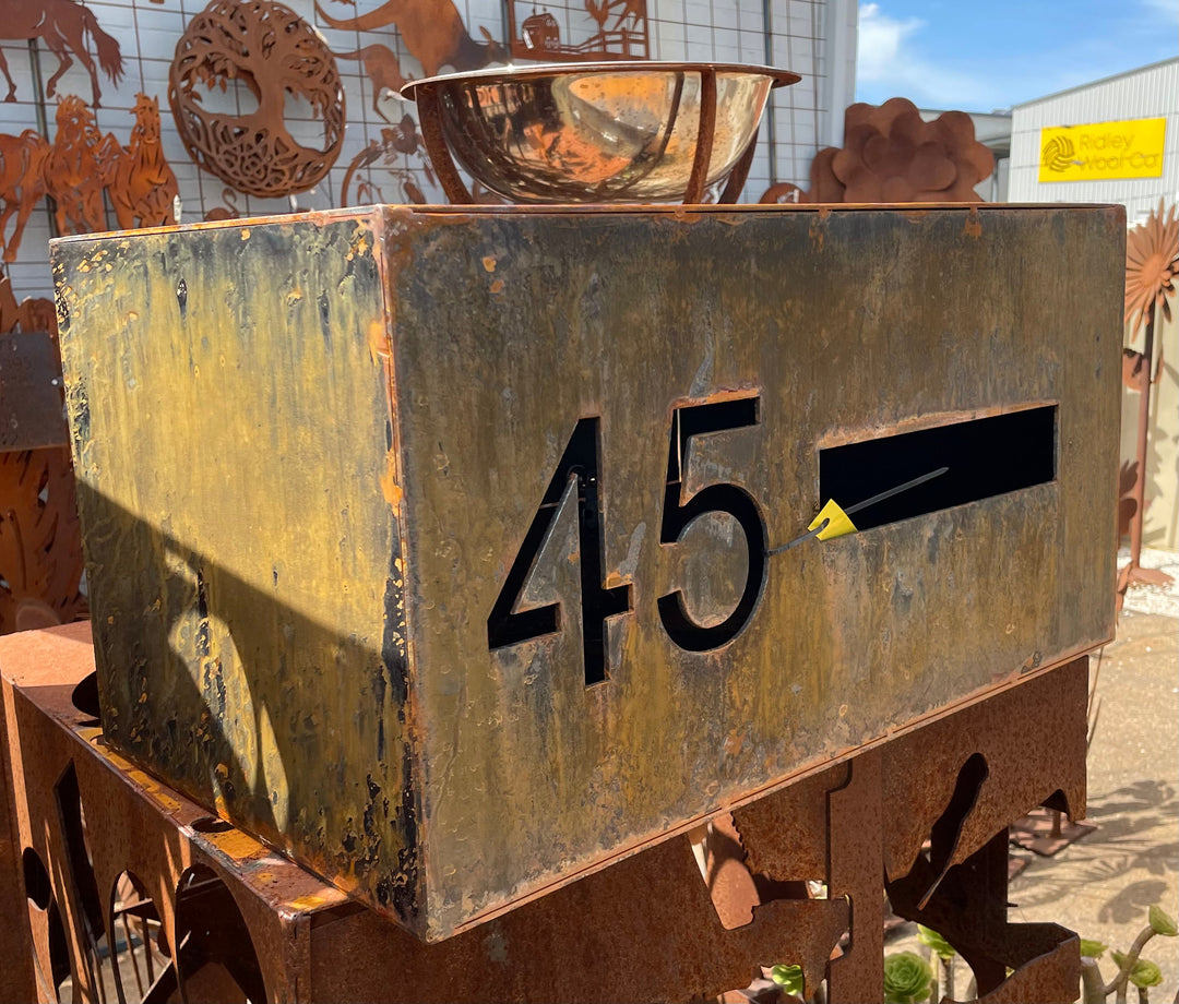 Custom Made Metal Mailbox Small letterbox-Old n Dazed