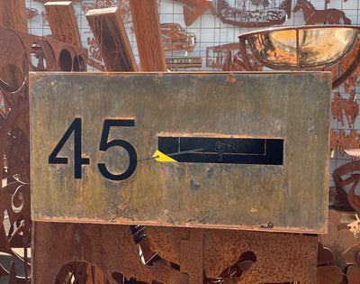 Custom Made Metal Mailbox Small letterbox-Old n Dazed