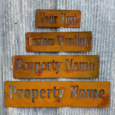 High Quality Custom Metal Farm & Property Signs to Last for Years