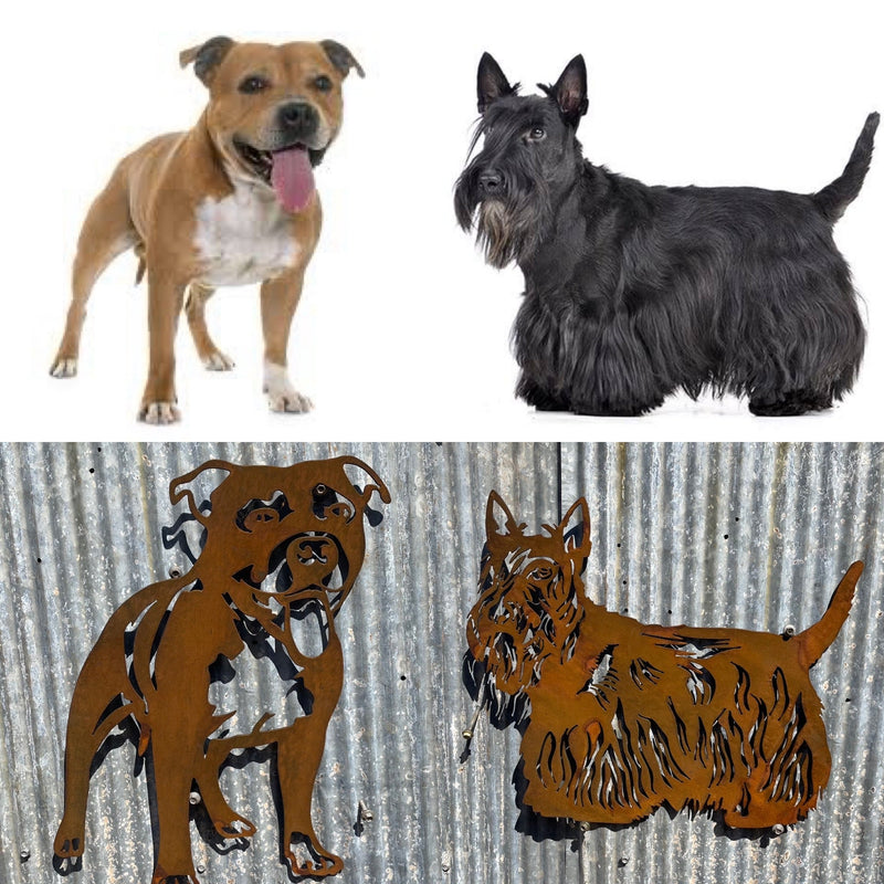 Custom Made Metal Wall Art From Your Photo - Any Dog - Cat - Pet-Old n Dazed