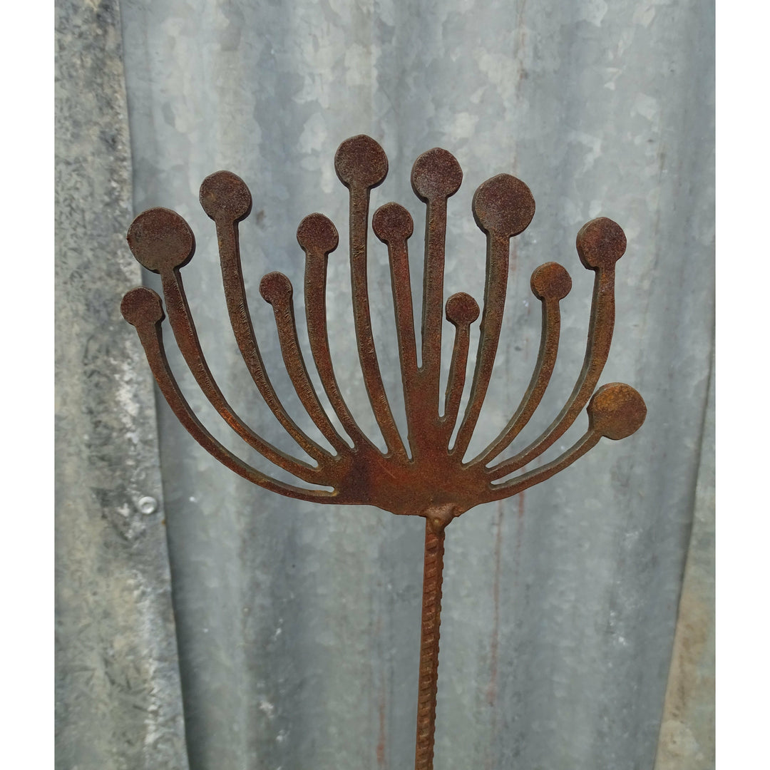 Dandelion Garden Spike Metal Garden Art-Old n Dazed