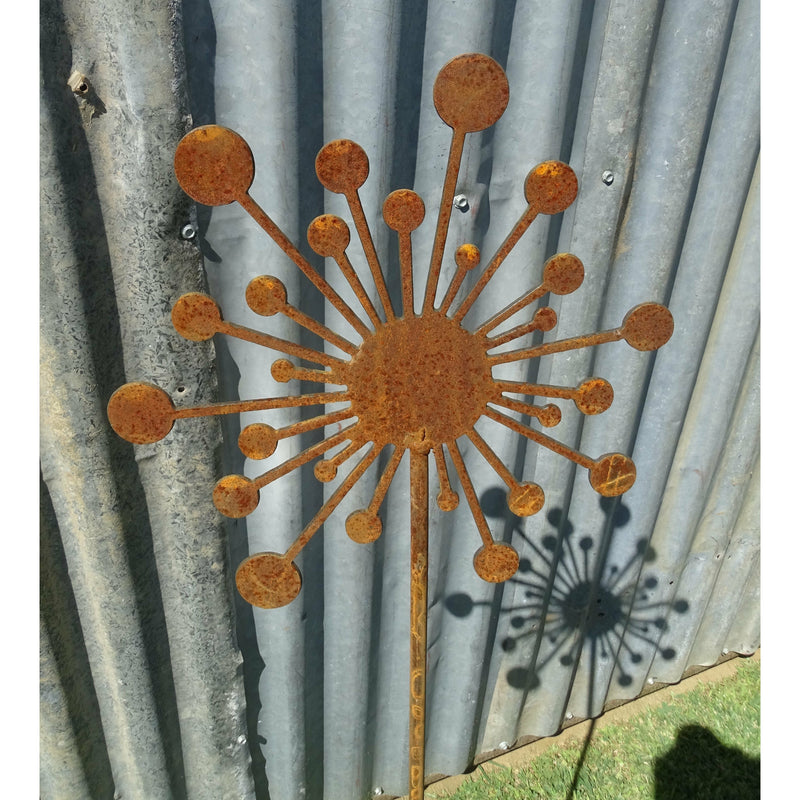 Dandelion Metal Garden Art-Old n Dazed