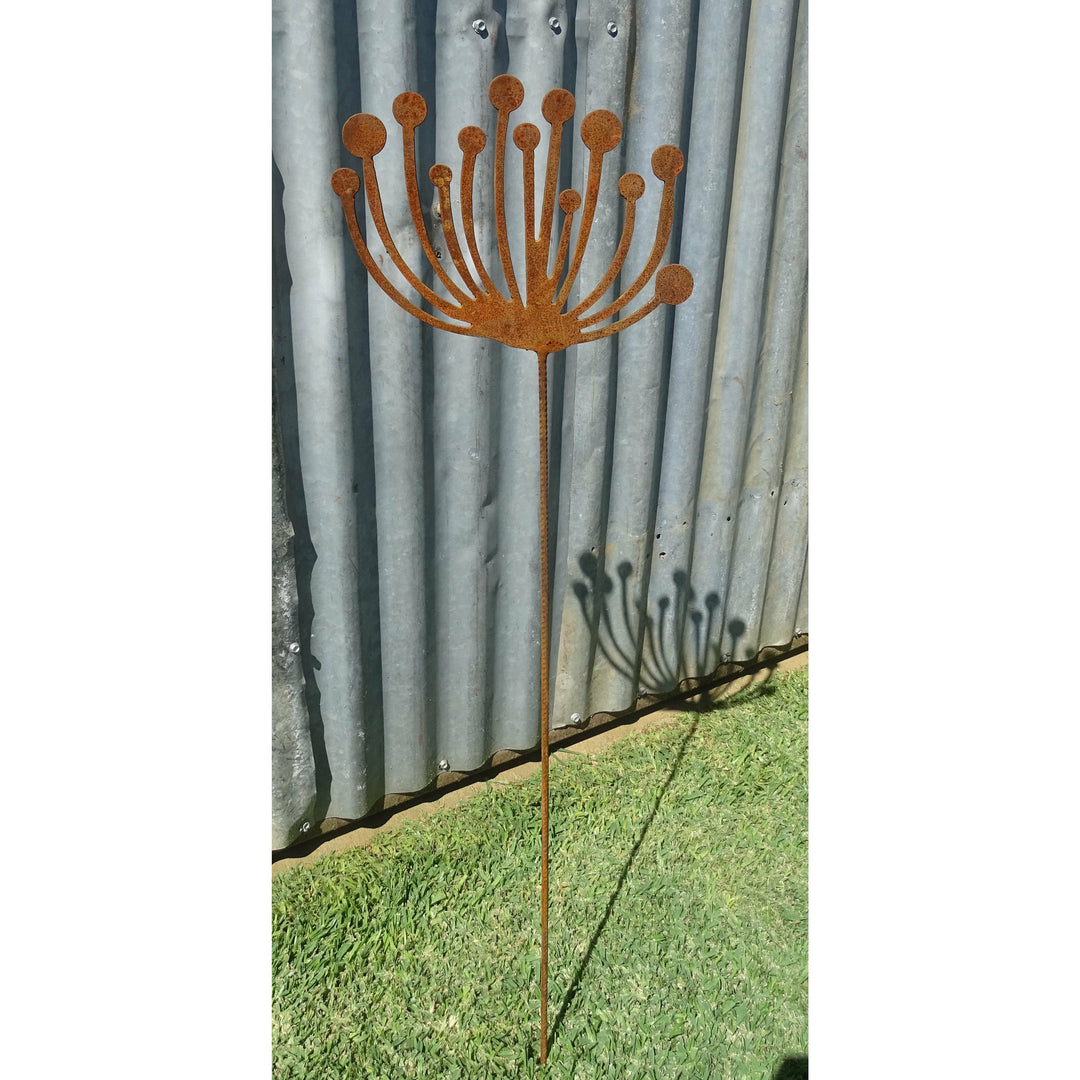 Dandelion Metal Garden Art-Old n Dazed