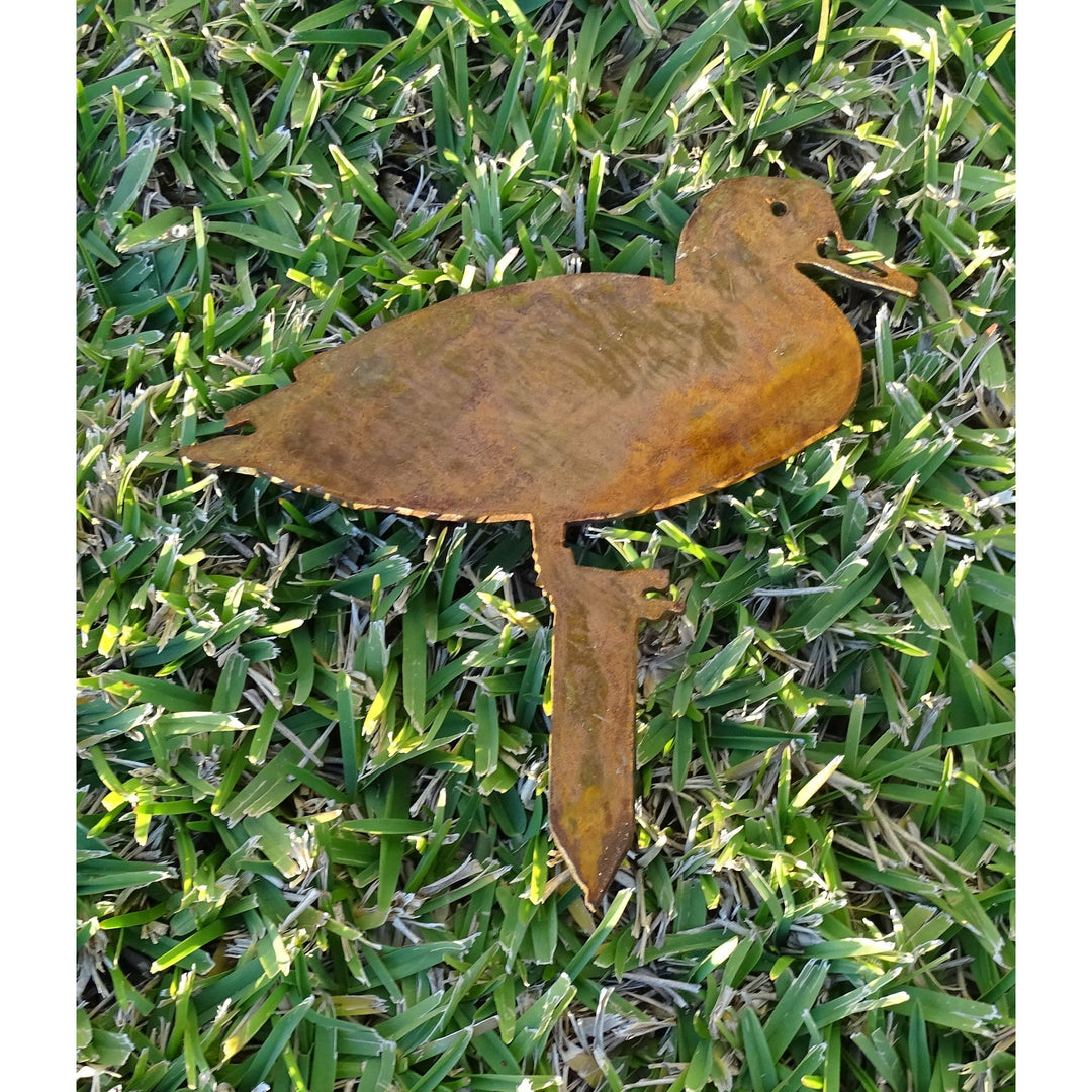 Duck Metal Garden Art-Old n Dazed