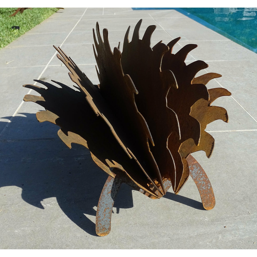 Echidna (2 sizes available) Metal Garden Art-Old n Dazed