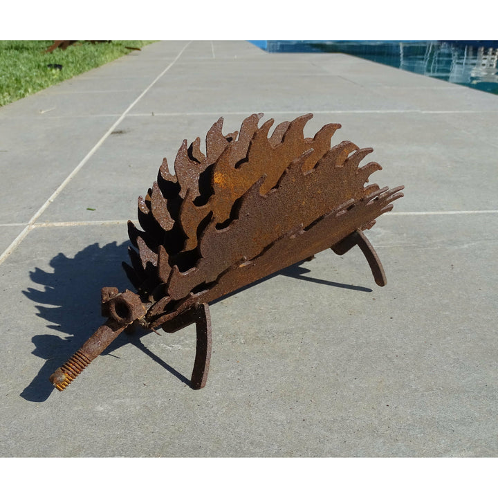 Echidna (2 sizes available) Metal Garden Art-Old n Dazed