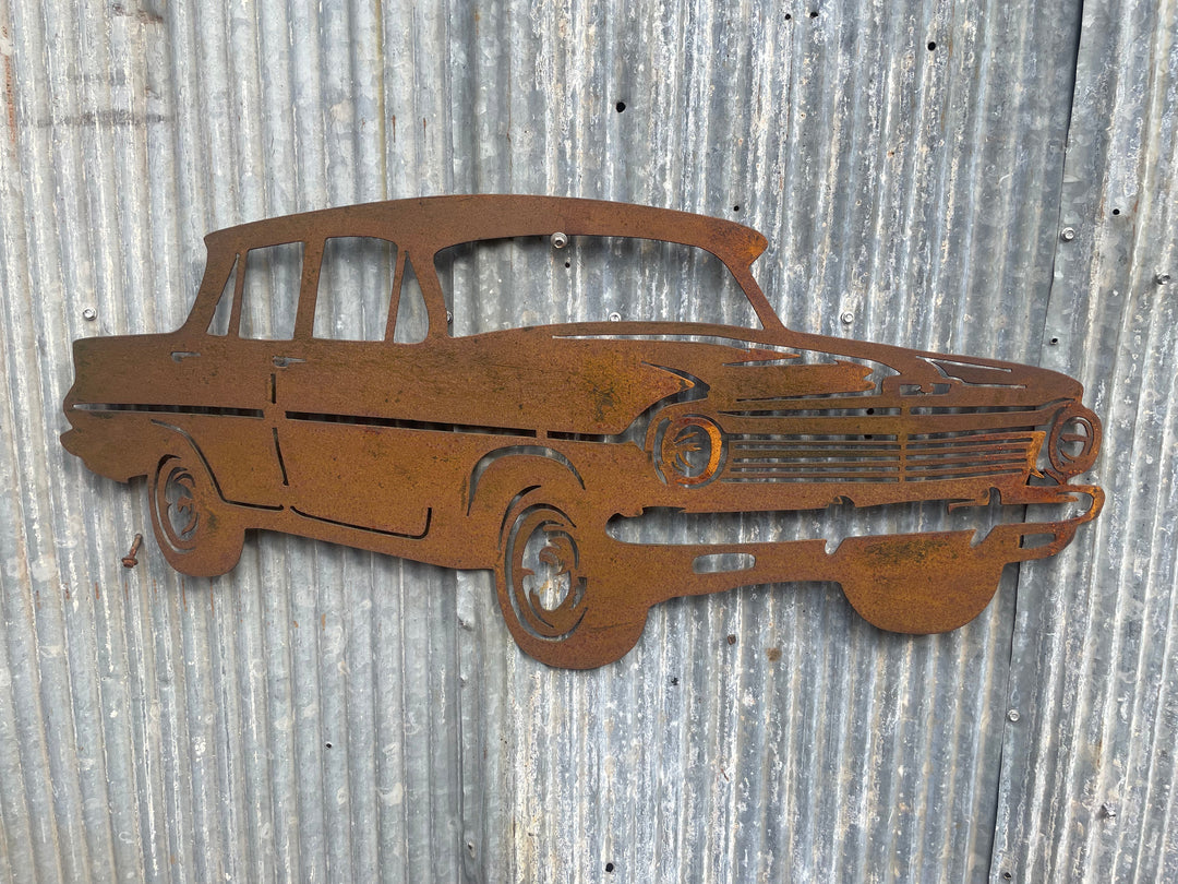 EJ Holden Sedan Metal Wall Art-Old n Dazed