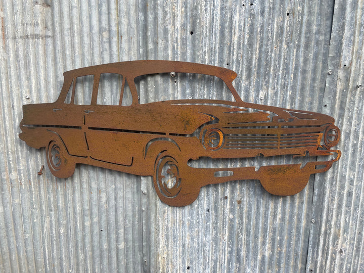 EJ Holden Sedan Metal Wall Art-Old n Dazed