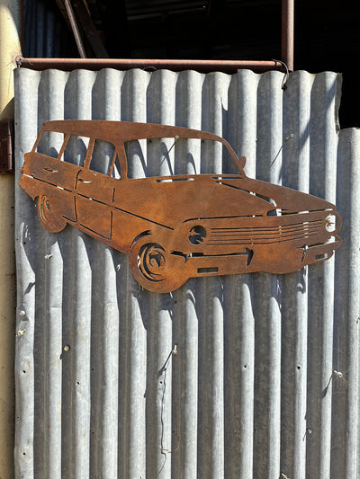 EJ Holden Station Wagon Metal Wall Art-Old n Dazed