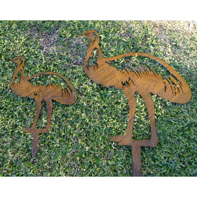 Emu Metal Garden Art-Old n Dazed