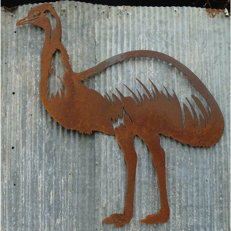 Emu Metal Wall Art-Old n Dazed