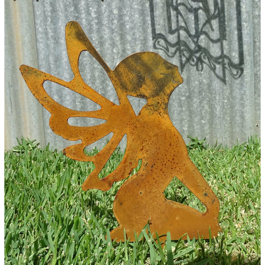 Fairy Metal Garden Art-Old n Dazed