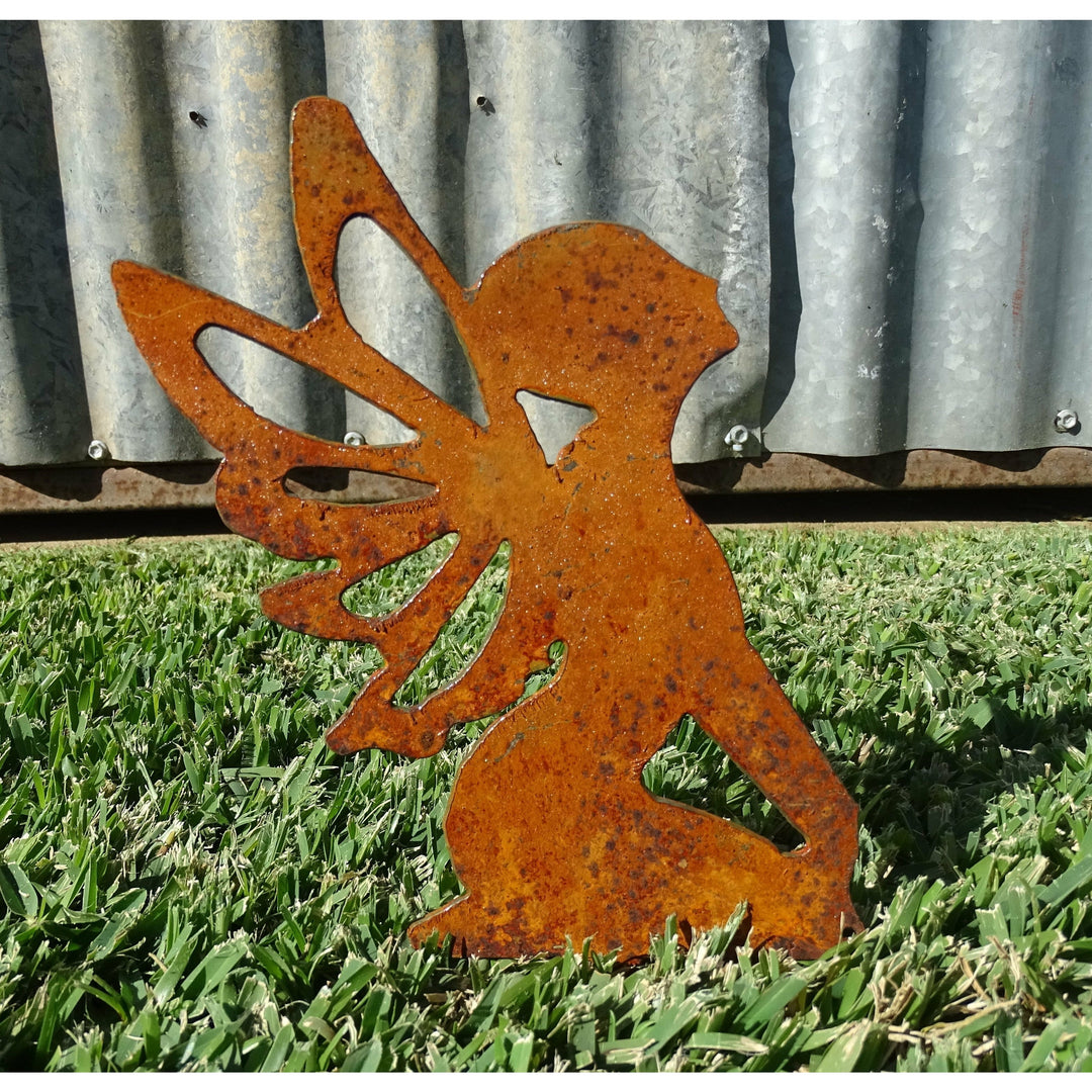 Fairy Metal Garden Art-Old n Dazed