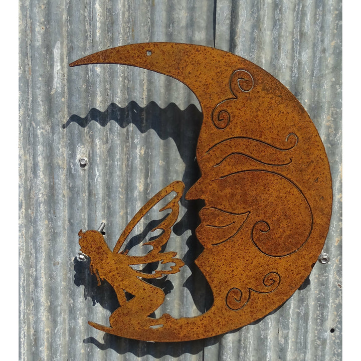 Fairy Moon Metal Wall Art-Old n Dazed