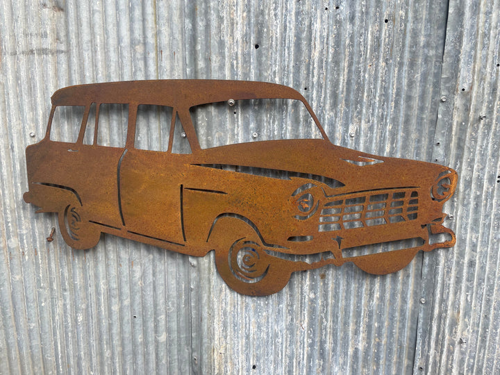 FC Holden Station Wagon Metal Wall Art-Old n Dazed