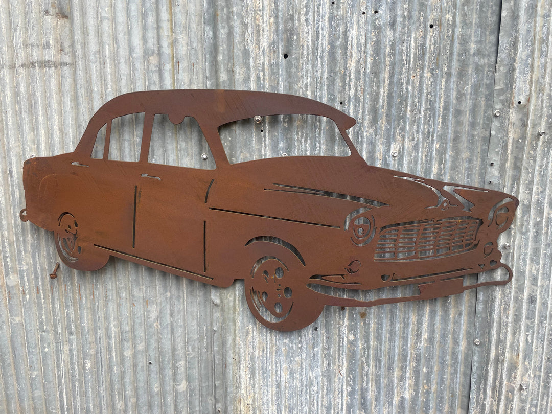 FE Holden Sedan Metal Wall Art-Old n Dazed