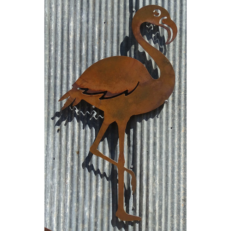 Flamingo Metal Wall Art-Old n Dazed