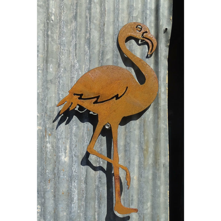 Flamingo Metal Wall Art-Old n Dazed
