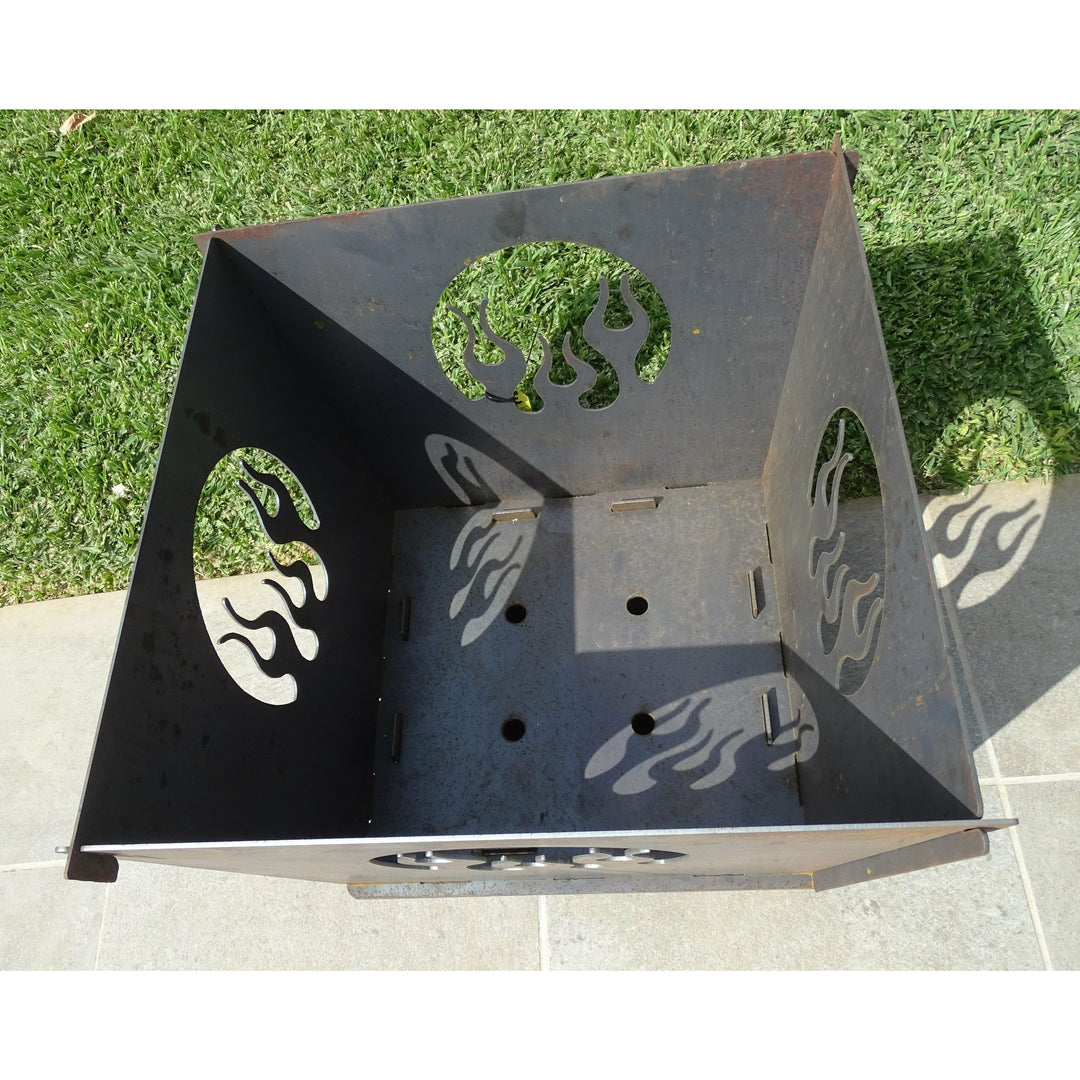 Flat Pack Camping Fire Pit-Old n Dazed