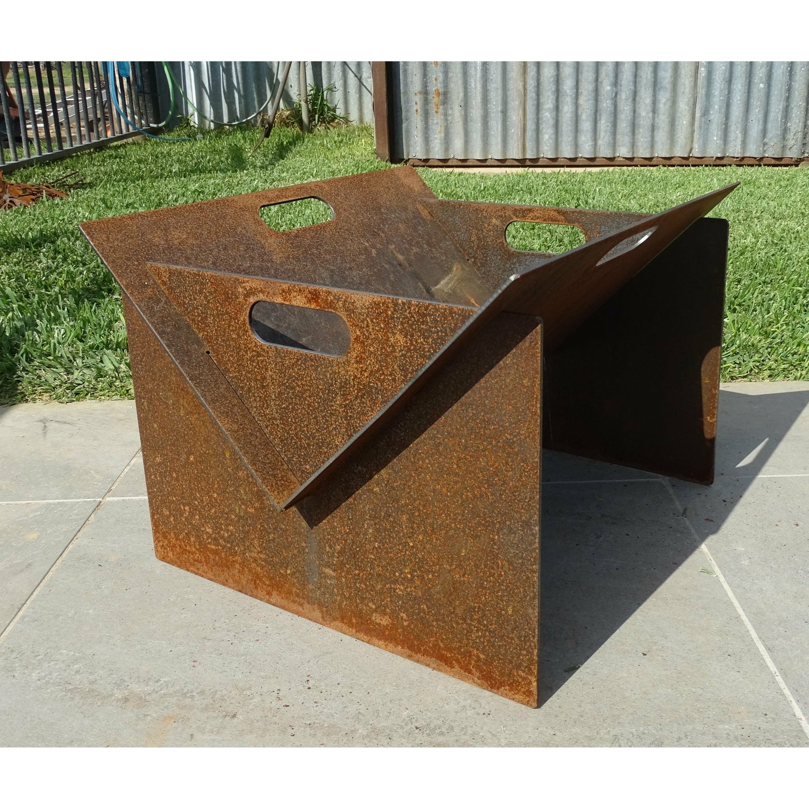 Flat Pack Camping Fire Pit-Old n Dazed