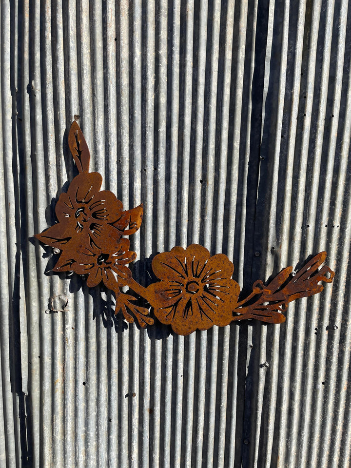 Floral Wall Art - Flowers Metal Wall Art-Old n Dazed