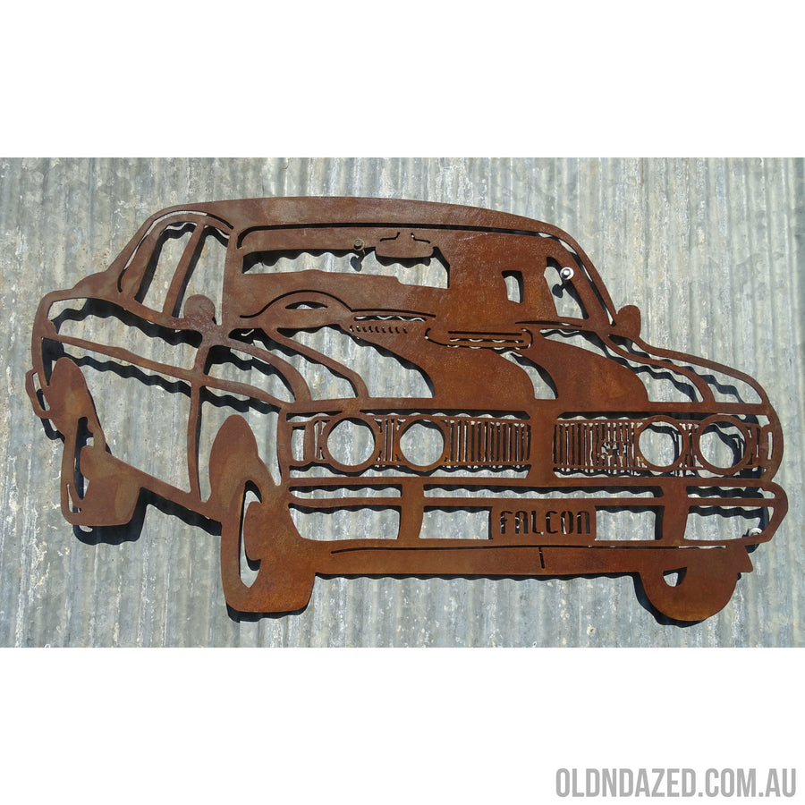 Ford Falcon GT Metal Wall Art-Old n Dazed