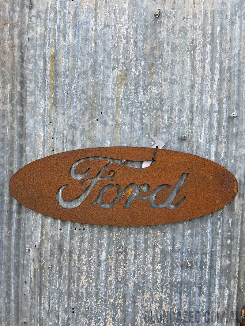 Ford Sign Metal Wall Art - Shed-Old n Dazed