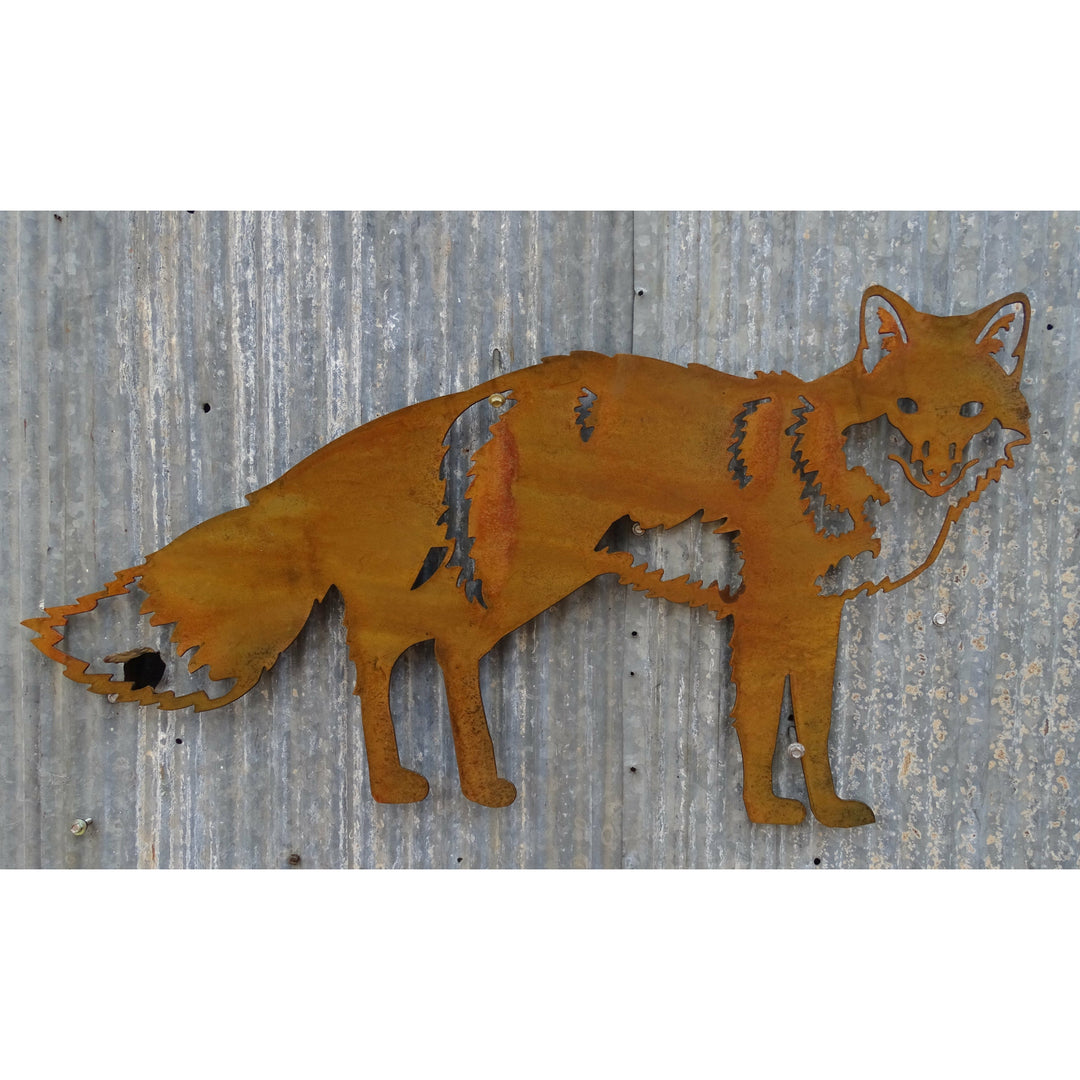 Fox Metal Wall Art-Old n Dazed