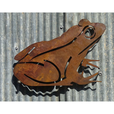 Frog Metal Wall Art-Old n Dazed