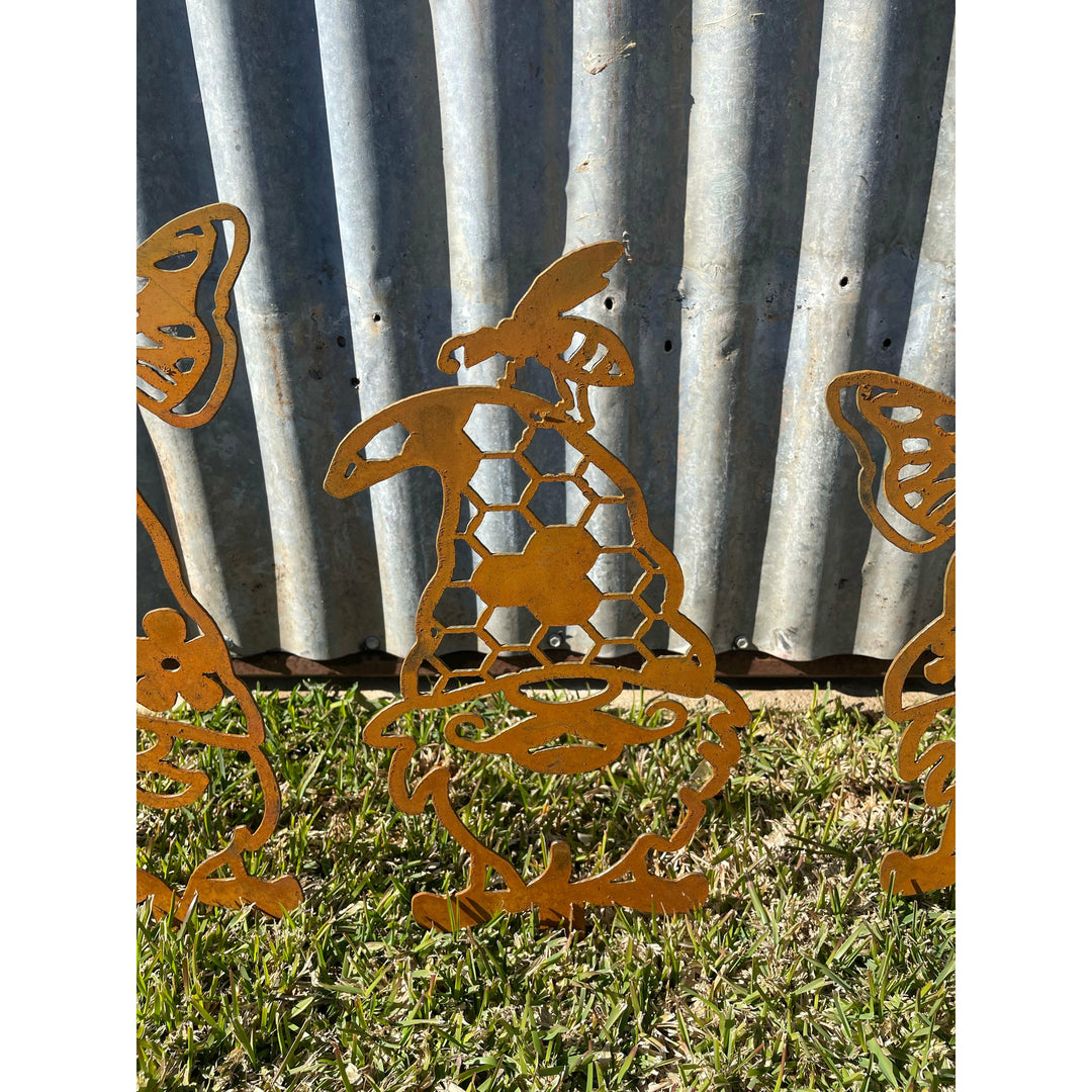 Gnome Garden Art Spikes-Old n Dazed