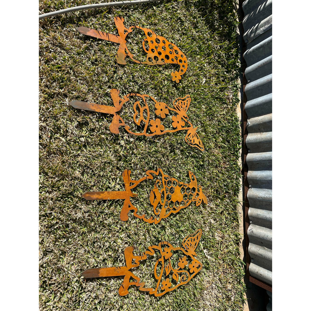Gnome Garden Art Spikes-Old n Dazed
