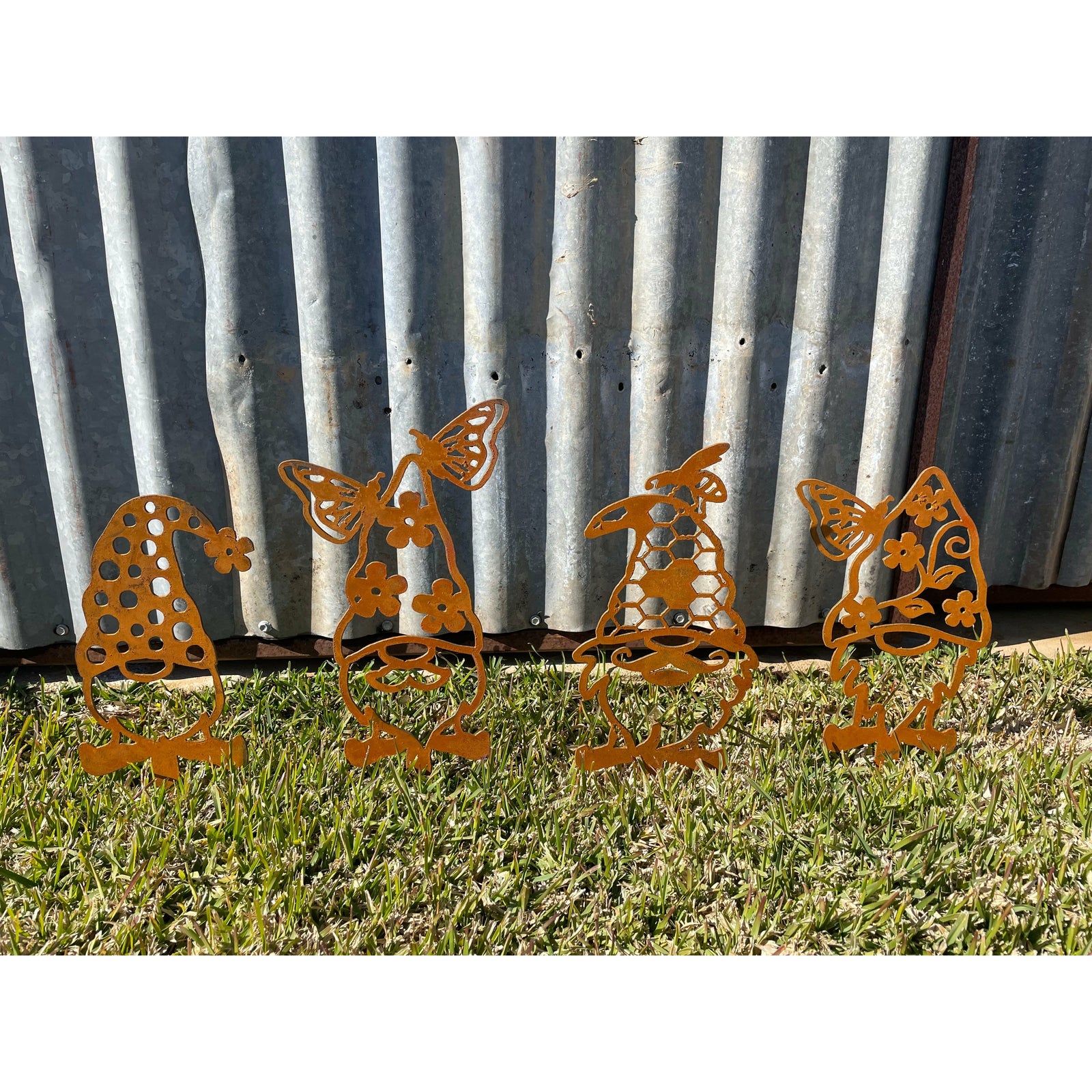 Gnome Garden Art Spikes
