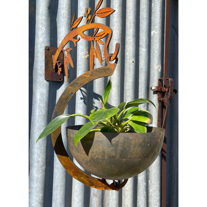 Hanging Plant Pot Plants Metal Garden Art-Old n Dazed