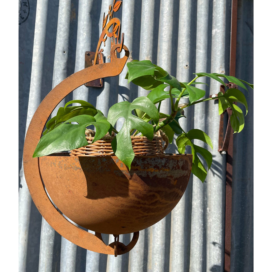 Hanging Plant Pot Plants Metal Garden Art-Old n Dazed