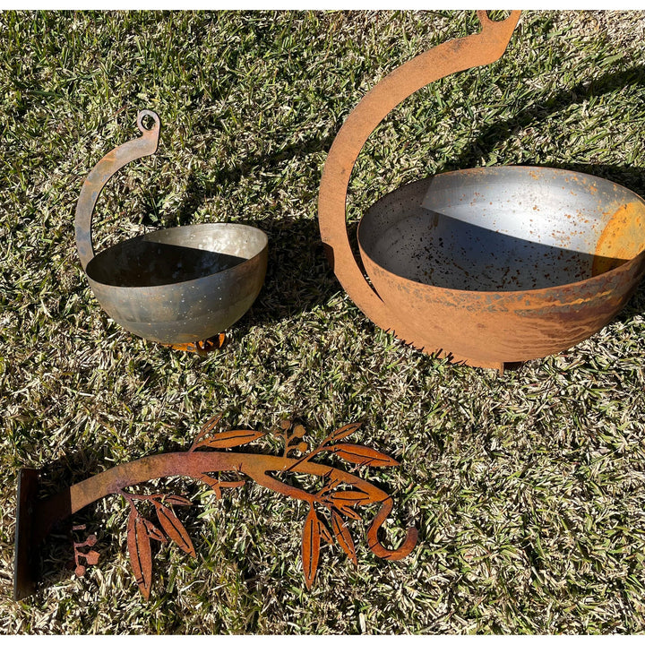 Hanging Plant Pot Plants Metal Garden Art-Old n Dazed