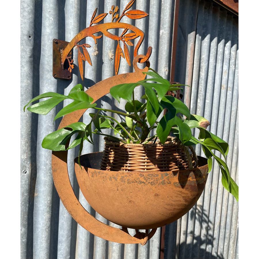 Hanging Plant Pot Plants Metal Garden Art-Old n Dazed
