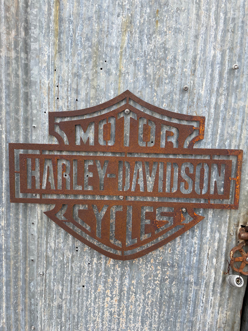 Harley davidson metal wall art sale