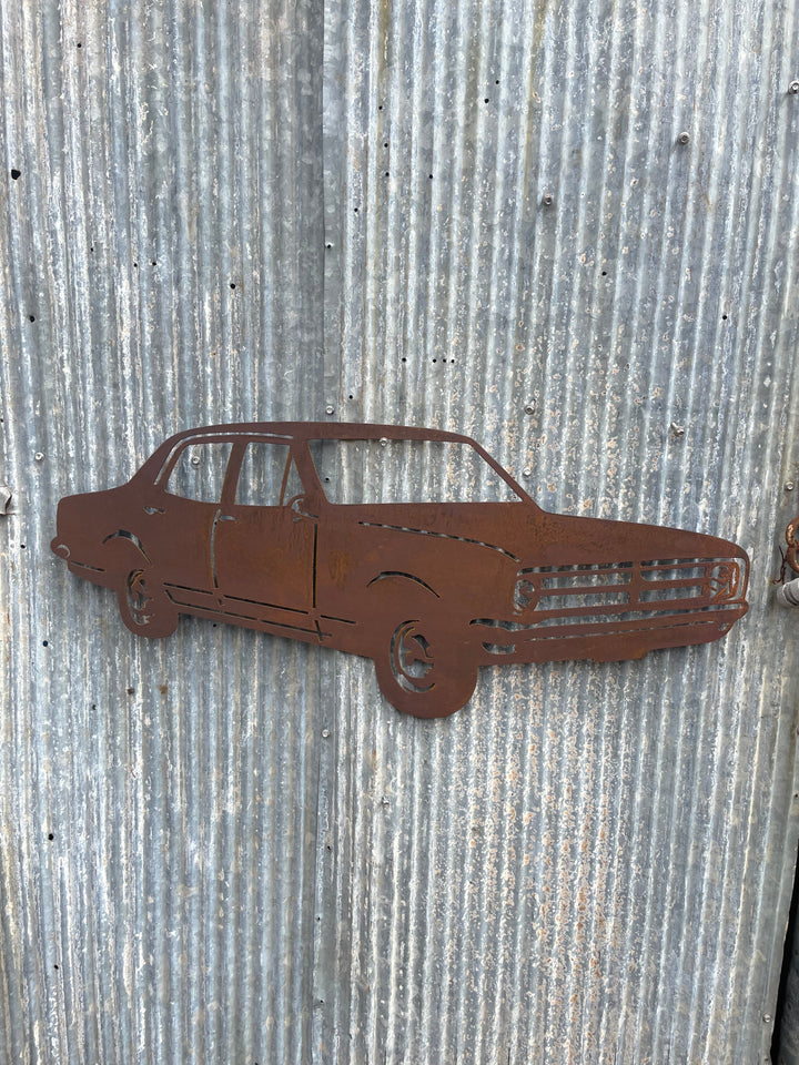 HK Holden Kingswood Sedan Metal Wall Art-Old n Dazed