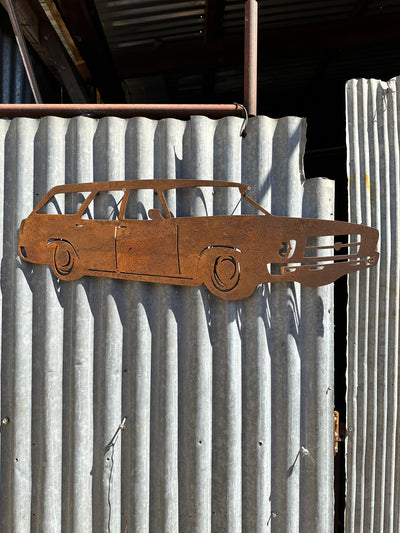 HQ Holden Station Wagon Metal Wall Art-Old n Dazed