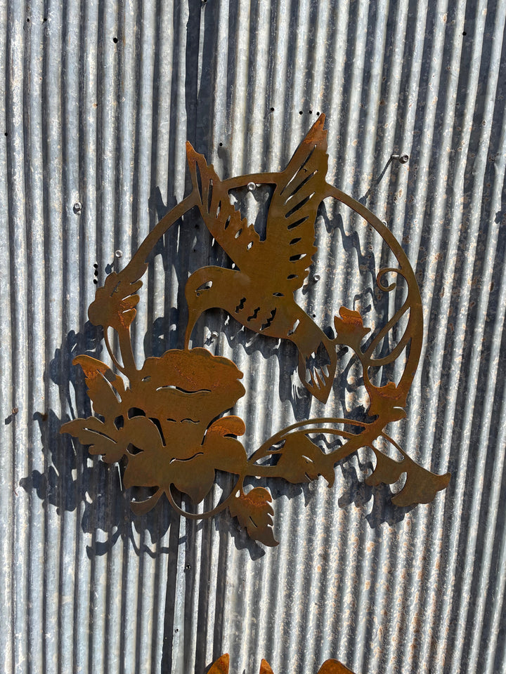 Humming Bird - Metal Wall Art-Old n Dazed
