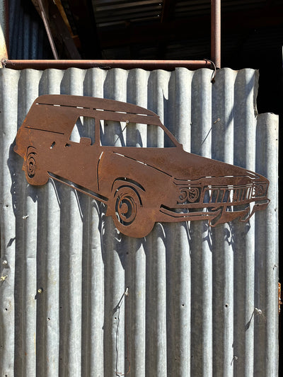HX Holden Panel Van Metal Wall Art-Old n Dazed