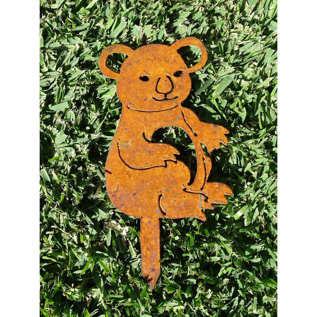 Koala Metal Garden Art-Old n Dazed