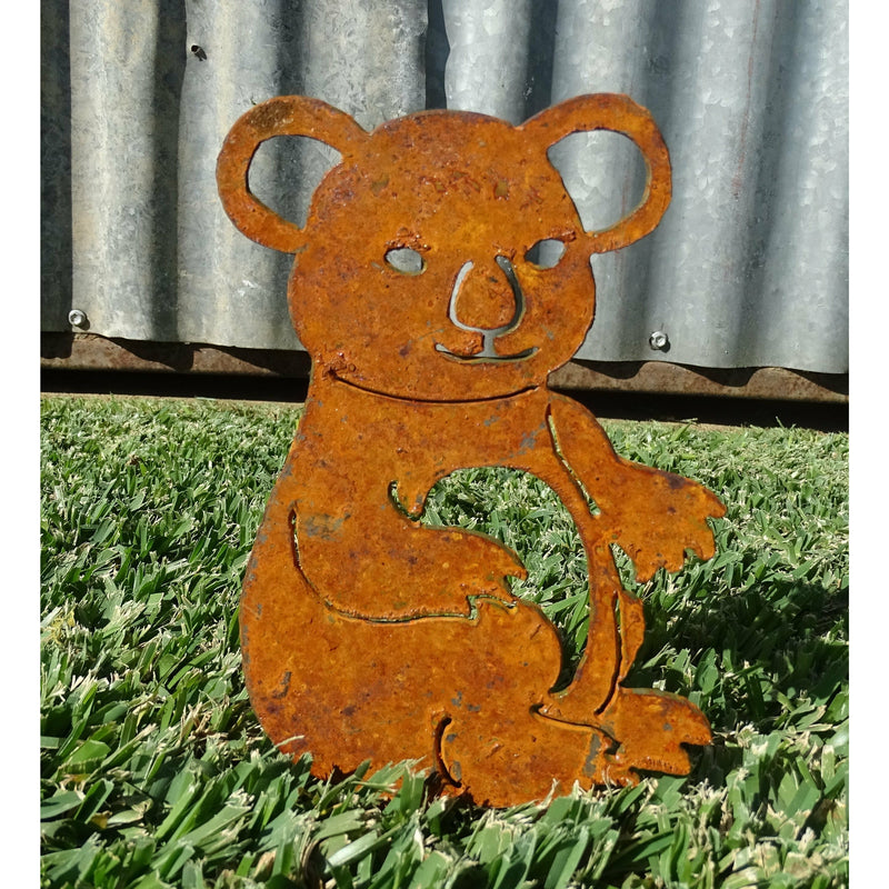 Koala Metal Garden Art-Old n Dazed