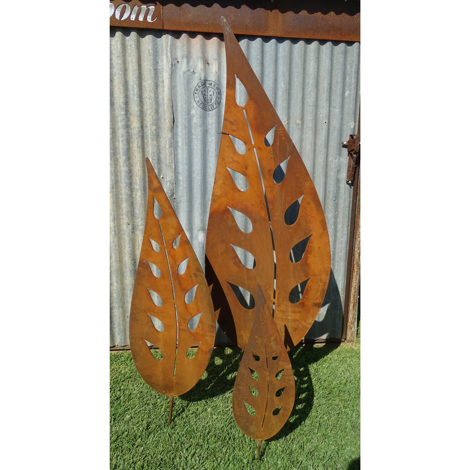 Leaves Metal Garden Art-Old n Dazed