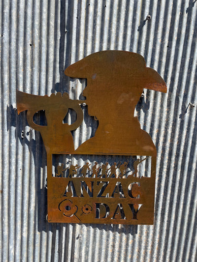 Lest We Forget ANZAC Day - Metal Wall Art-Old n Dazed