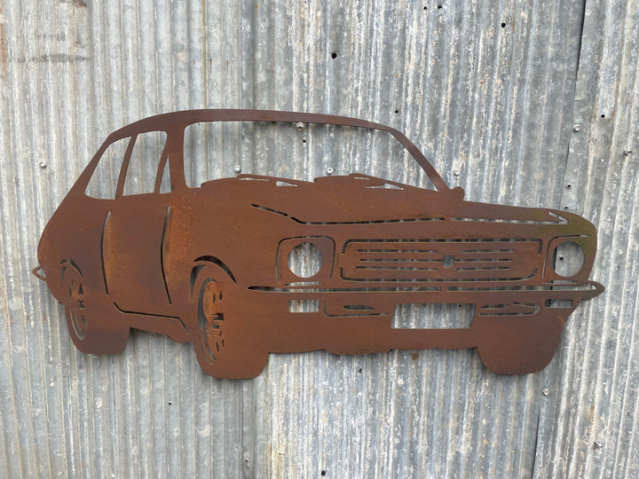 LJ Holden Torana Metal Wall Art-Old n Dazed