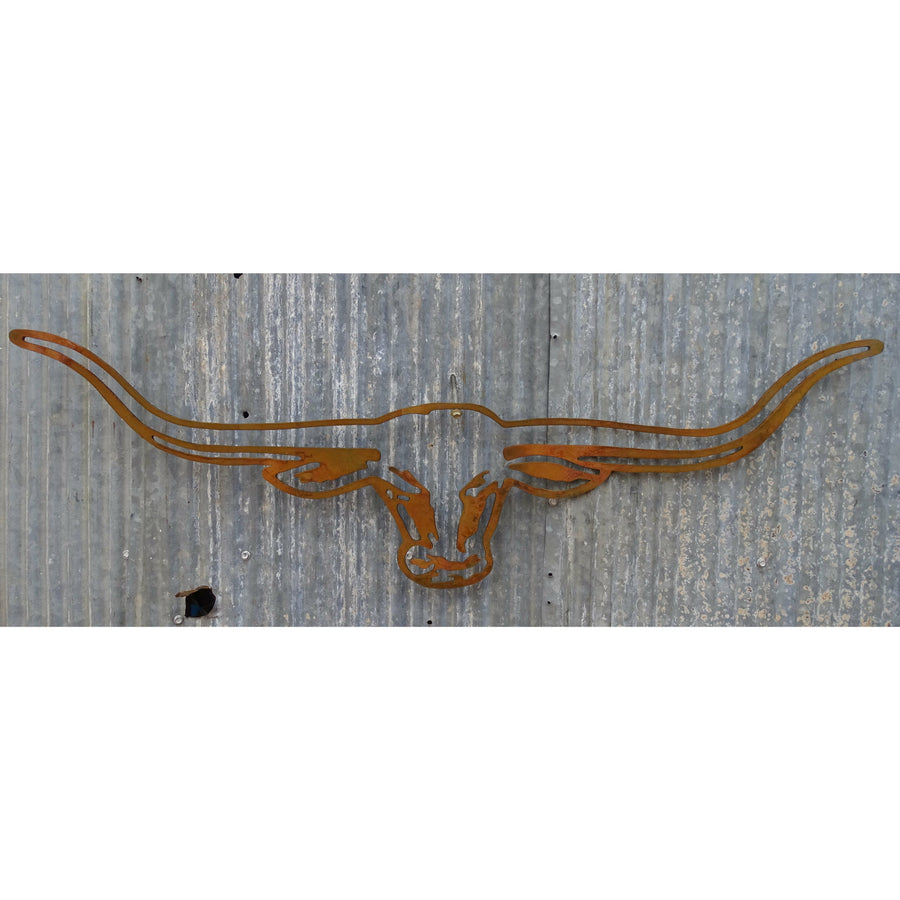 Long horns Metal Wall Art-Old n Dazed